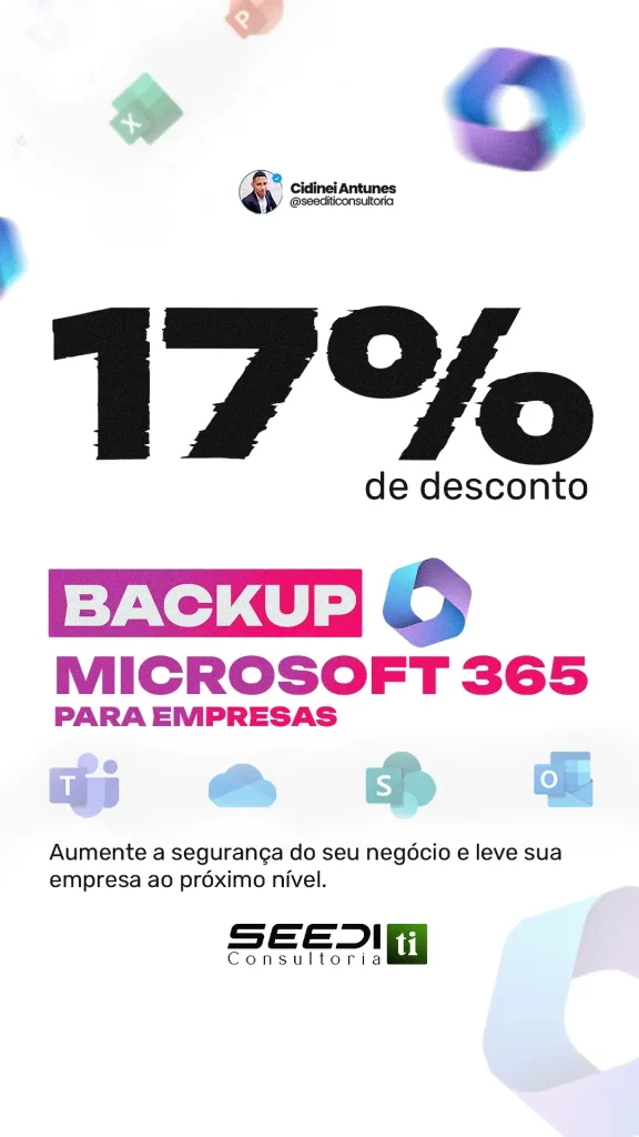 Backup 365 desconto 